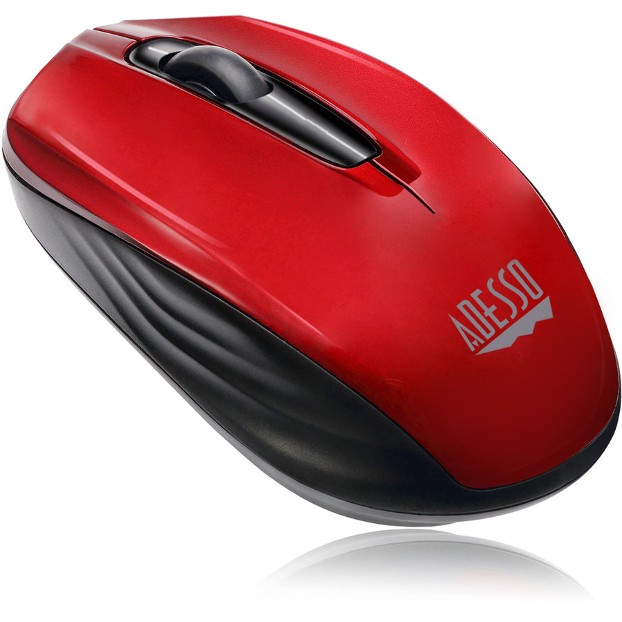 Adesso iMouse S50R 2.4GHz Wireless Mini Mouse - Optical - Wireless - RF - Red