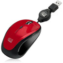 Adesso iMouse S8R - USB Illuminated Retractable Mini Mouse - Optical - Cable
