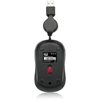 Adesso iMouse S8R - USB Illuminated Retractable Mini Mouse - Optical - Cable