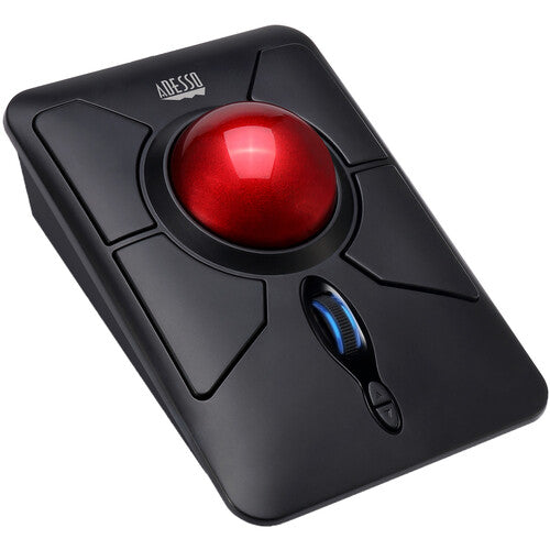 Adesso IMOUSE T50 Wireless Programmable Ergonomic Trackball Mouse - Optical