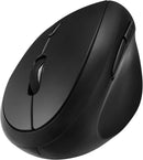 Adesso IMOUSE V10 Wireless Vertical Ergonomic Mini Mouse - Optical - Black