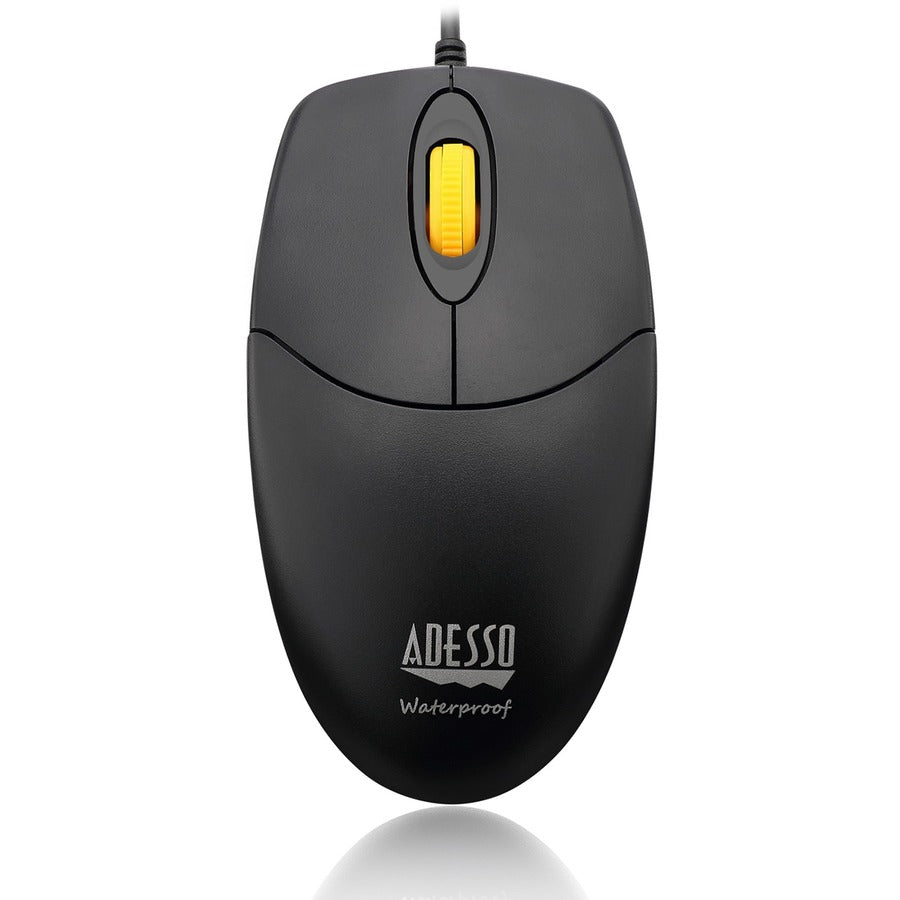 Adesso iMouseW3 Waterproof Antimicrobial Mouse with Magnetic Scroll Wheel