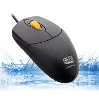 Adesso iMouseW3 Waterproof Antimicrobial Mouse with Magnetic Scroll Wheel