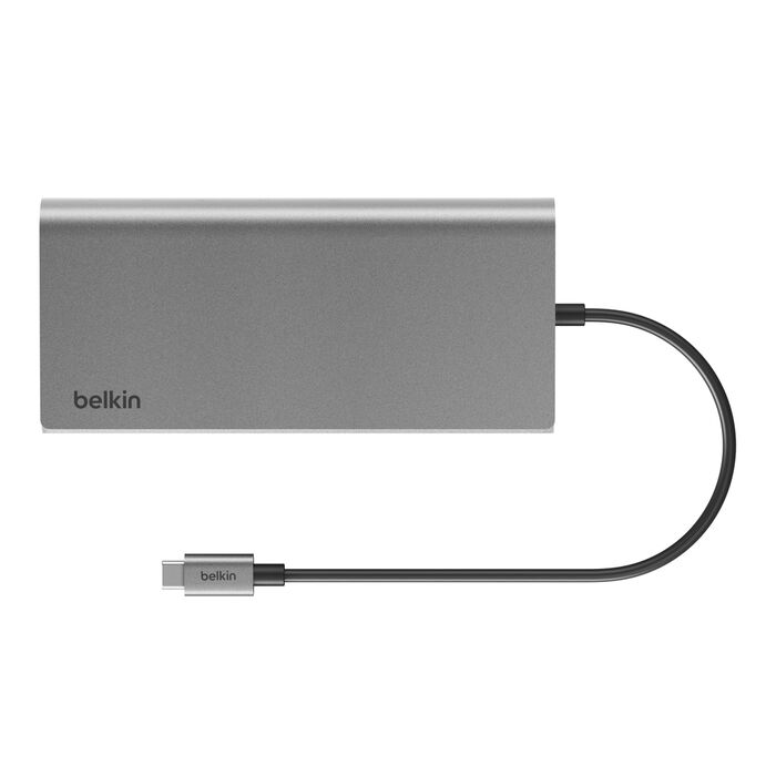 Belkin INC015BTSGY USB-C 8-in1 Dual Display Core Hub - Docking Station - 100W