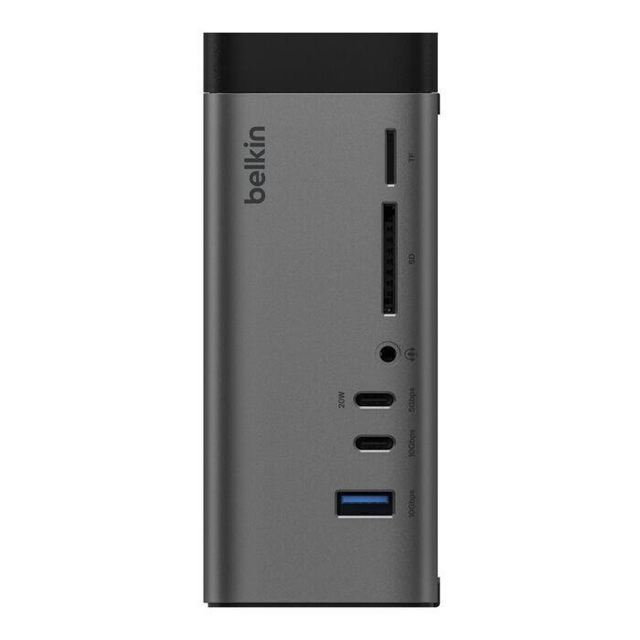 Belkin INC020TTSGY 11-in-1 Triple Display USB-C Docking Station - 10 Gbps