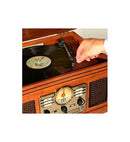 Victrola INN-VTA-200B-MAH 6-in-1 Victrola Entertainment Center