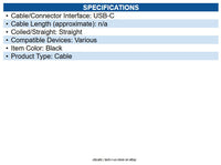 ProClip USA IP1429 USB-C Female to USB-C Male 90 Degree cable used in ModTek