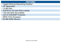 Ubiquiti IS-5AC IsoStationAC Shielded airMAX ac Radio with Isolation Antenna