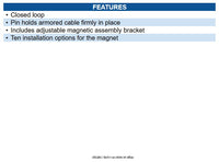 Radionix ISN-CMET-4418 Overhead Door Contact, Closed Loop