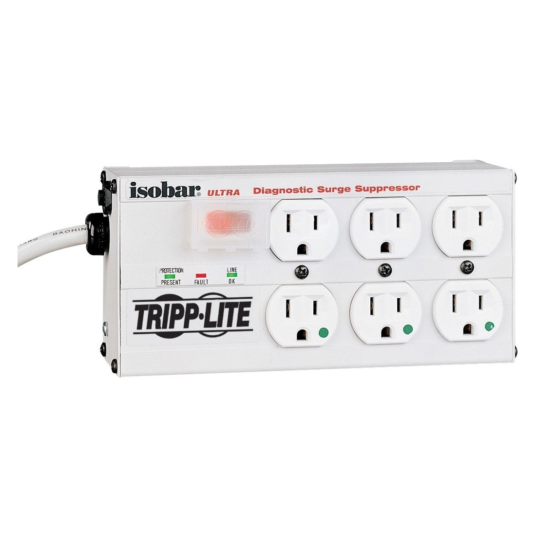 Eaton ISOBAR6ULTRAHG Isobar Hospital-Grade 6-Outlet Surge Protector, 15 ft.