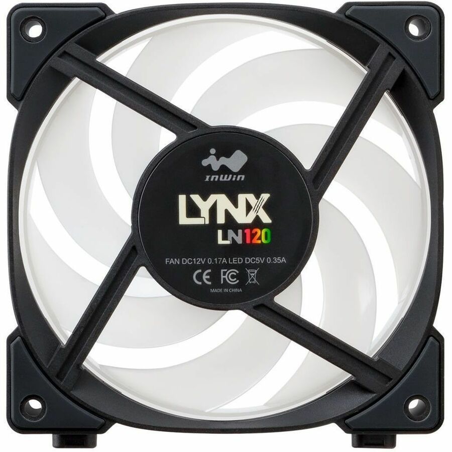 In Win IW-FN-LN120-3PK Lynx LN120 Cooling Fan - 2200 rpm - Black