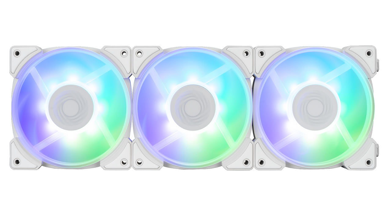 In Win IW-FN-LN120P-3PK Lynx LN120P Cooling Fan - 2200 rpm - White