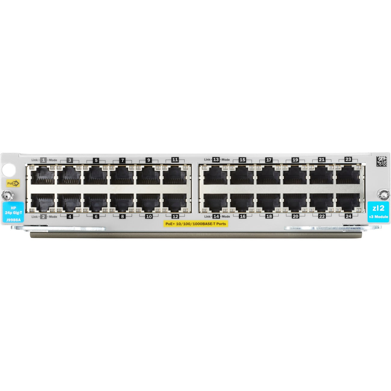 HPE J9986A 5400R 24-port 10/100/1000BASE-T PoE+ with MACsec v3 zl2 Module