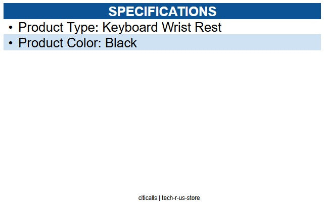 Cherry JA-0330-2 Keyboard Wrist Rest - Black