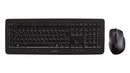 Cherry JD-0520EU-2 DW 5100 USB Wireless RF - English (US) - Black - USB Wireless