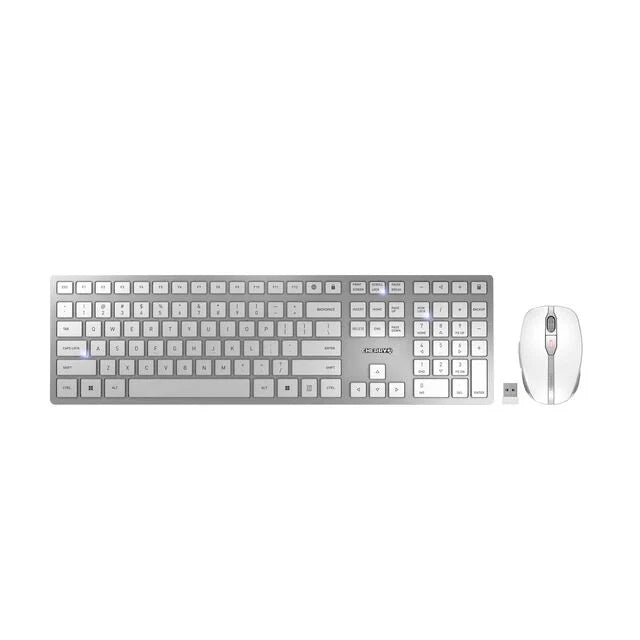 Cherry JD-9100US-1 DW 9100 SLIM Rechargeable Wireless Keyboard and Mouse