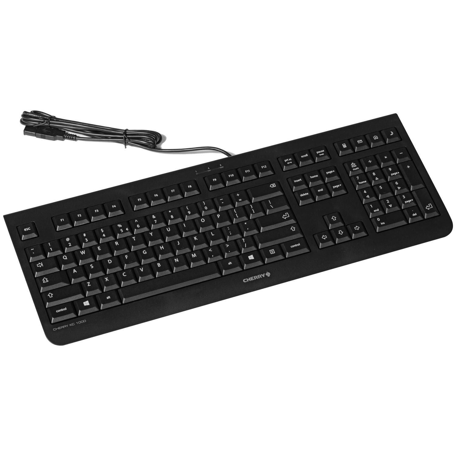 Cherry JK-0800EU-2 JK-0800 Economical Corded Keyboard Cable Connectivity - USB