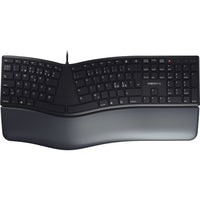 Cherry JK-4500EU-2 ERGO KC 4500 Keyboard Full Size Black - Padded Nonremoveable