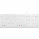 Cherry JK-8502US-0 Stream Wired Keyboard with High Quality Protective Silicone