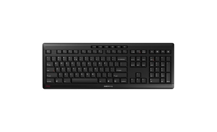 Cherry JK-8550US-2 STREAM Wireless Black Keyboard Full Size, Whisper Quiet Key