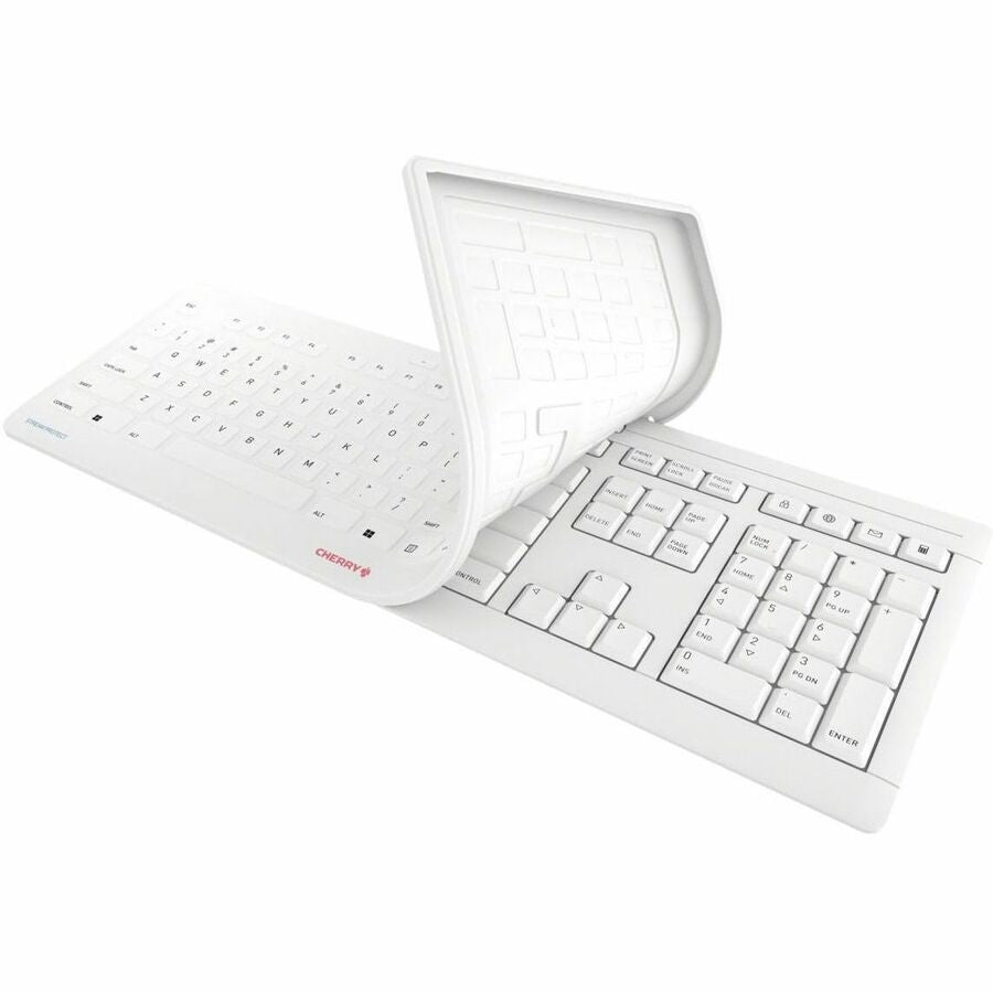 Cherry JK-8552US-0 Stream Wireless Keyboard w/ High Quality Protective Silicone