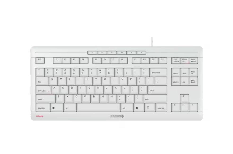 CHERRY JK-8600US-0 STREAM TKL Wired Keyboard - Compact - Wired - USB Type A