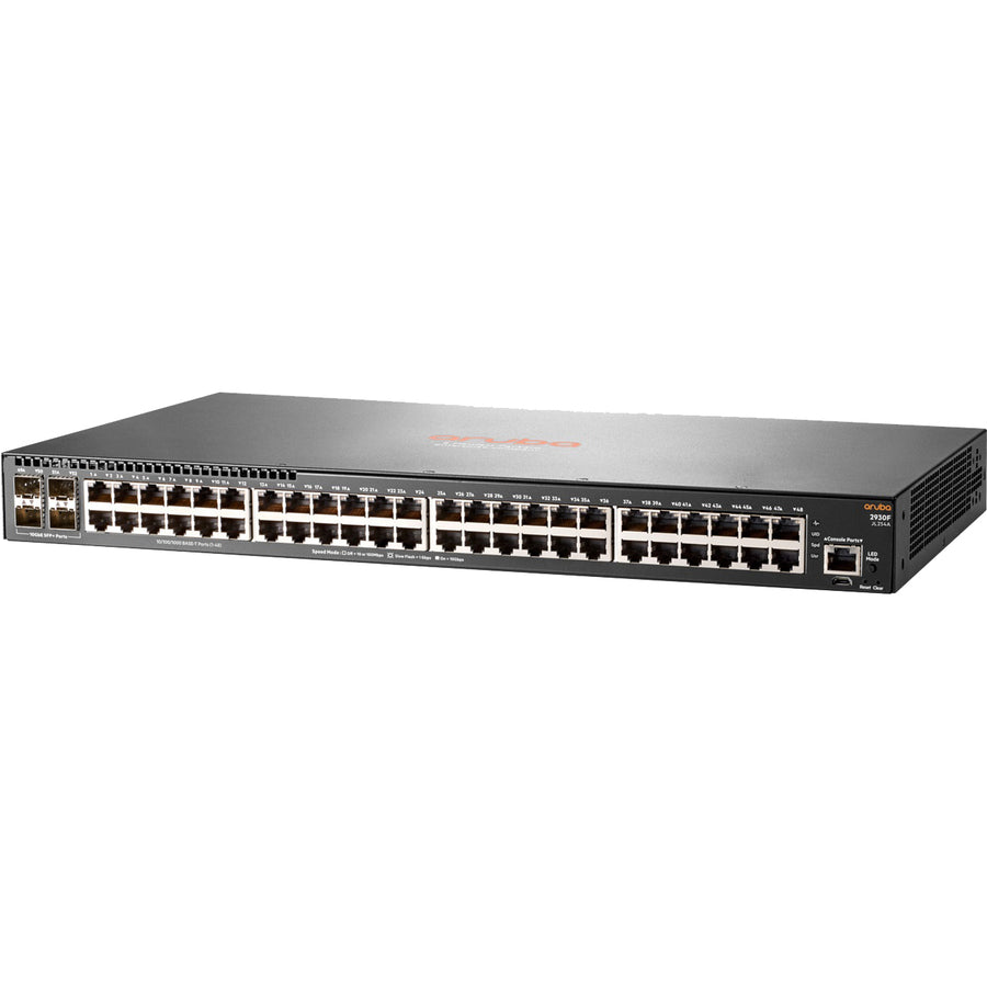 HPE JL254A#ABA Aruba 2930F 48G 4SFP+ Switch - 48 Ports - Manageable
