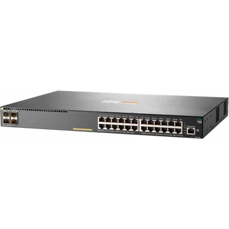 HPE JL255A#ABA Aruba 2930F 24G PoE+ 4SFP+ Switch - 24 Ports - Manageable