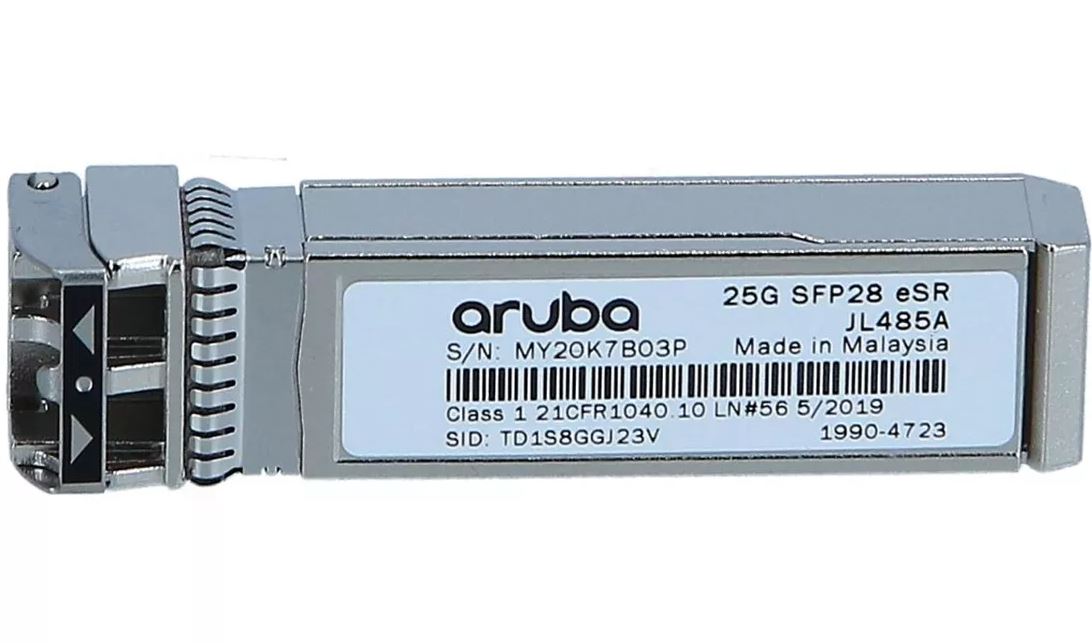 HPE JL485A Aruba 25G SFP28 LC eSR Multi-Mode Transceiver - Silver