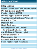 HPE JL659A 6300M Ethernet Switch - 48 Ports - Manageable - 3 Layer