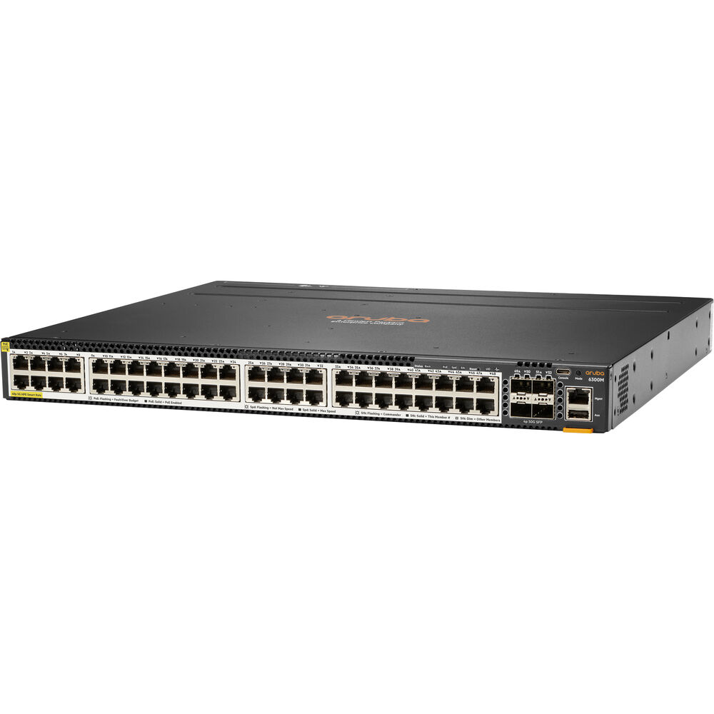 HPE JL659A 6300M Ethernet Switch - 48 Ports - Manageable - 3 Layer