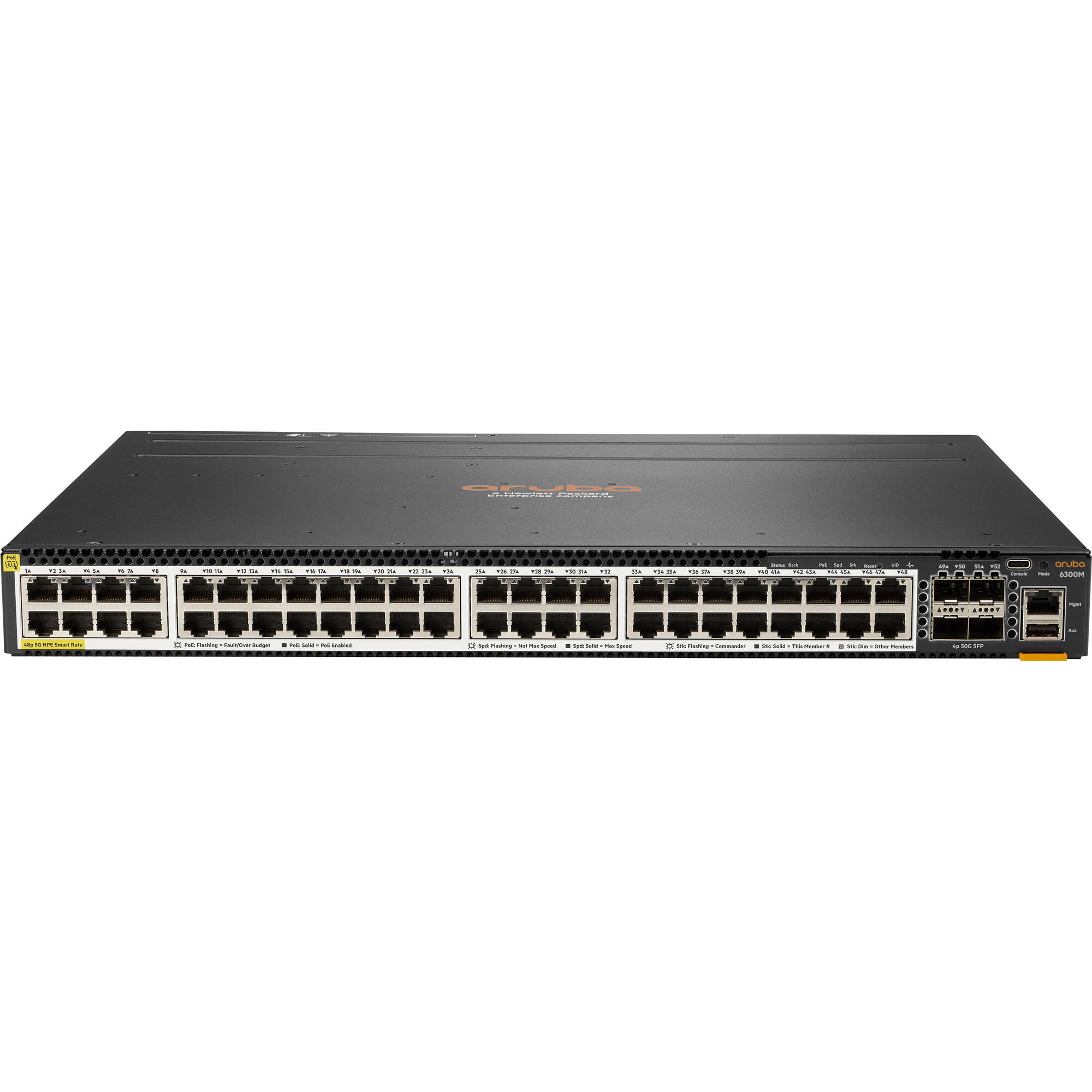 HPE JL659A 6300M Ethernet Switch - 48 Ports - Manageable - 3 Layer