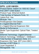 HPE JL681A#ABA Instant On 1930 8G Class4 PoE 2SFP 124W Ethernet Switch