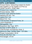 HPE JL807A#ABA Networking Instant On Switch 20p Gigabit CL4 4p Gigabit