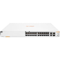 HPE JL807A#ABA Instant On Switch - 20p Gigabit CL4 4p Gigabit CL6 PoE 2p 10GBT