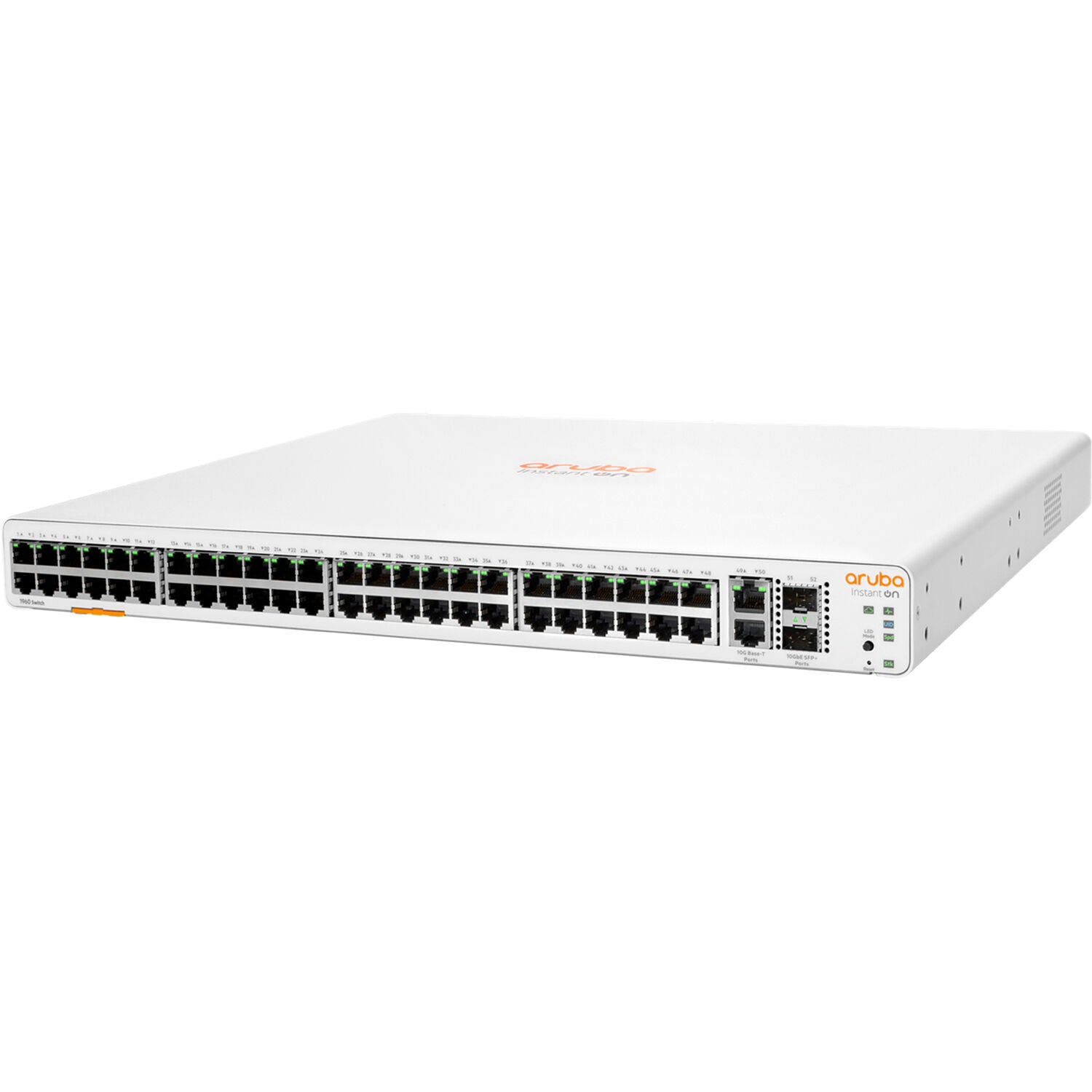 HPE JL808A#ABA Instant On 1960 48G 2XGT 2SFP+ Switch - 48 Ports - Manageable