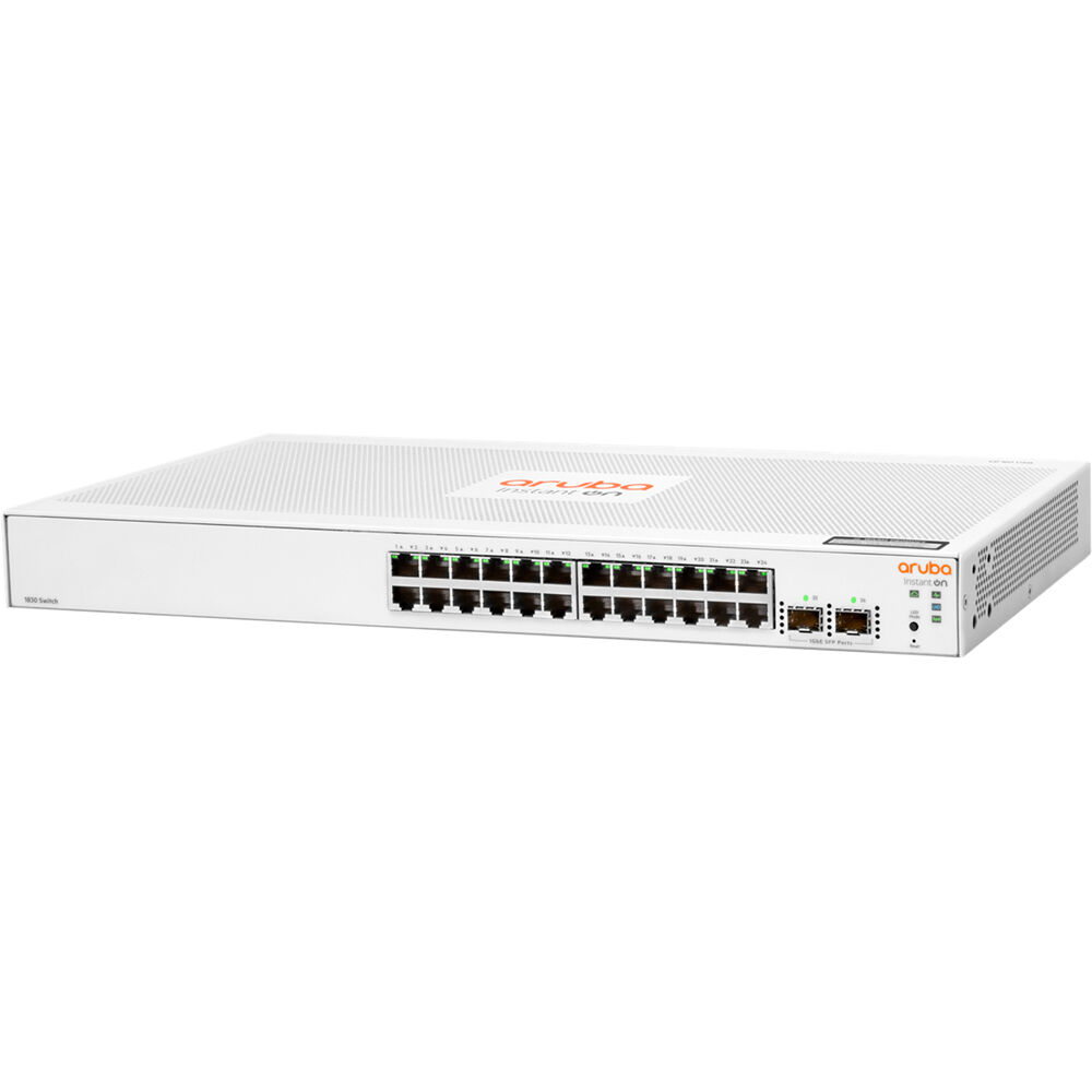 HPE JL812A#ABA Instant On 1830 24G 2SFP Switch - 24 Ports - Manageable