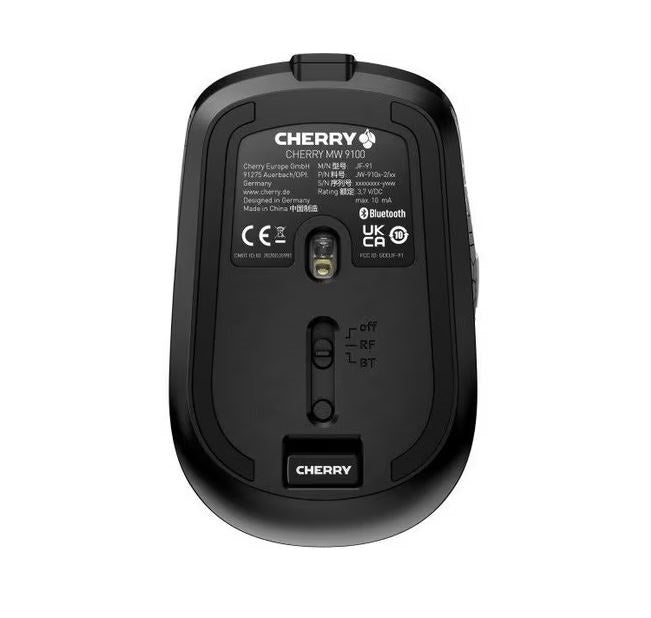 CHERRY JW-9100US-2 MW 9100 Rechargeable Wireless Mouse - Black