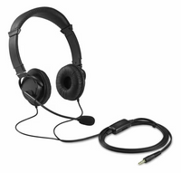 Kensington K33597WW Classic Headset with Mic and Volume Control - Stereo