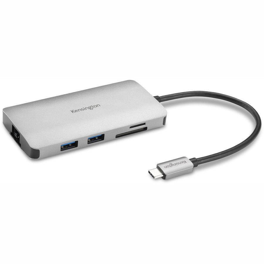 Kensington K33820WW USB-C 8-in-1 Driverless Mobile Dock - for Monitor, Notebook