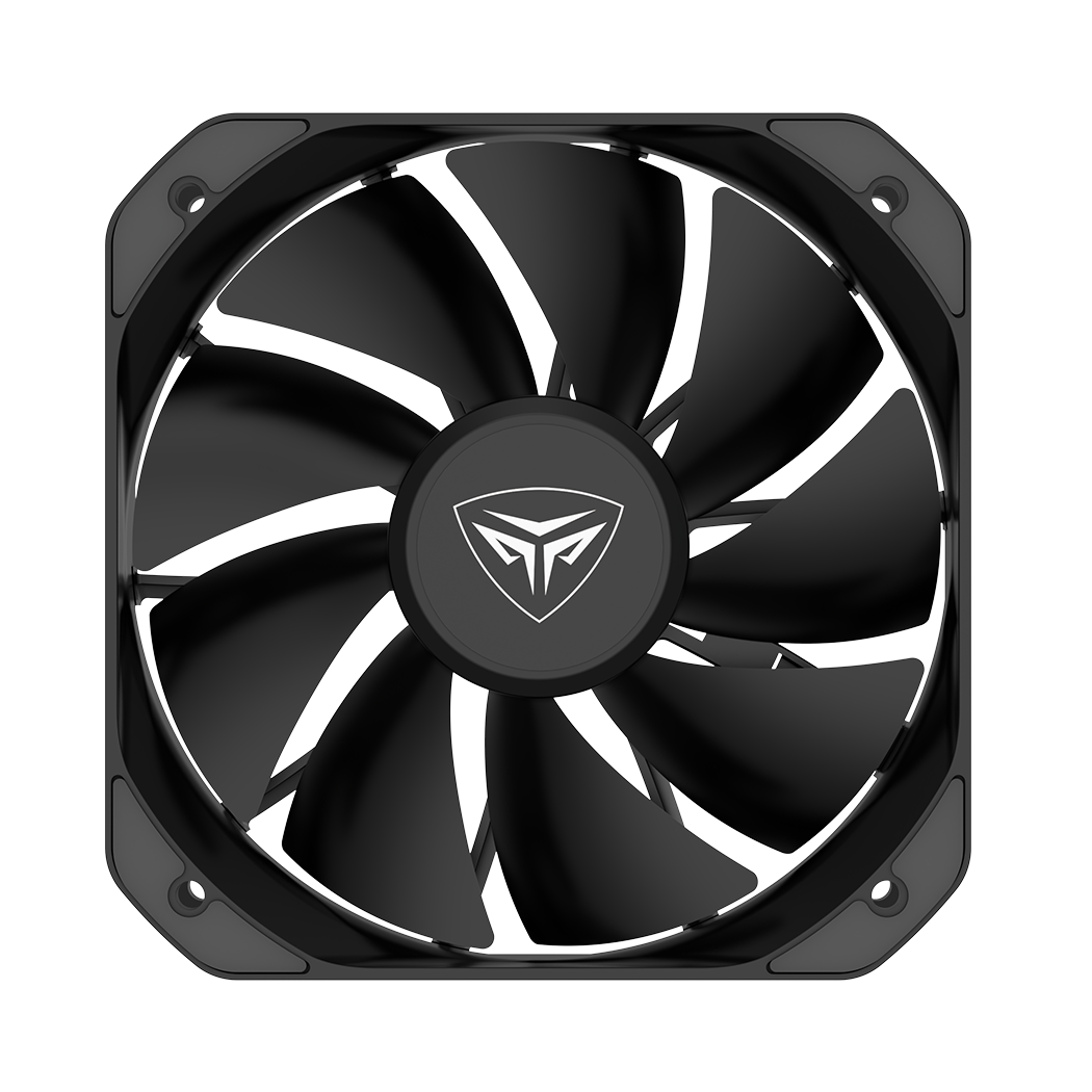 PcCooler K4 BK Challenger - Processor cooler - for: AM4, LGA1200, LGA1700, AM5