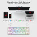 REDRAGON K530 RED SWITCH Pro Draconic 60% Wireless RGB Mechanical Keyboard, BT/2