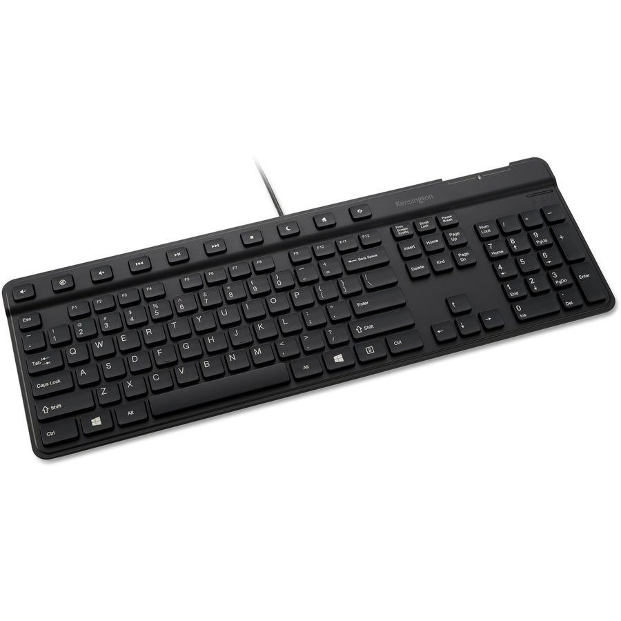 Kensington K55115US Keyboard - Cable Connectivity - Black