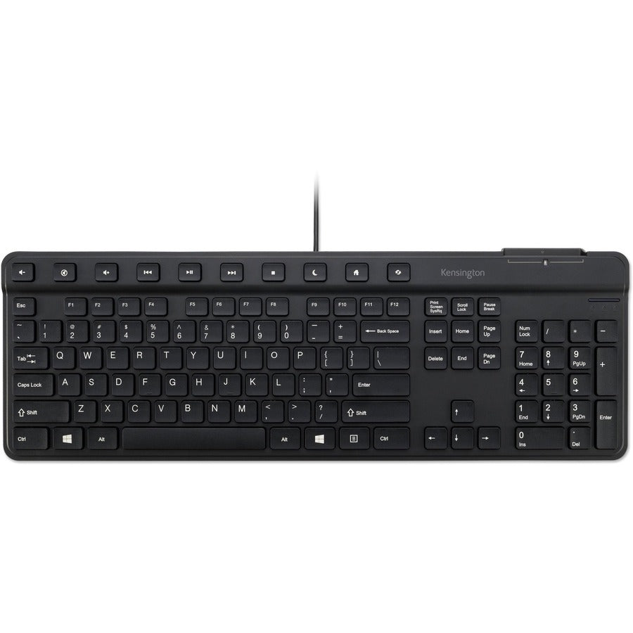 Kensington K55115US Keyboard - Cable Connectivity - Black