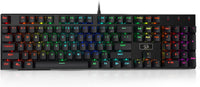 REDRAGON K556RGB - Keyboard - mechanical gaming, 104 keys - backlit - USB