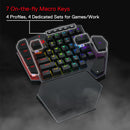 REDRAGON K585 BLUE SWITCH DITI Wired One-Handed RGB Mechanical Gaming Keyboard