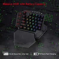 REDRAGON K585 BROWN SWITCH DITI Wired One-Handed RGB Mechanical Gaming Keyboard