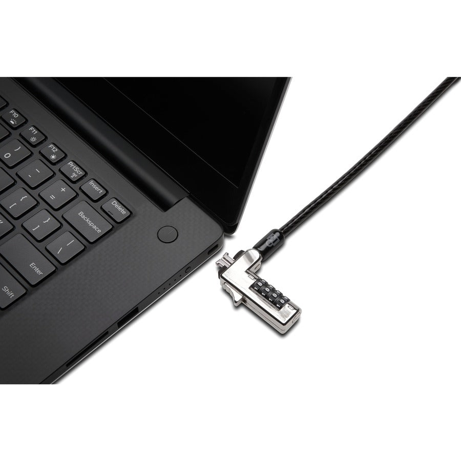 Kensington K60600WW F, Slim Combination Laptop Lock-Reset - Cable Lock - Black