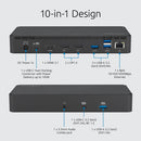 Kensington K32803NA SD3220U3 EQ USB-C 10Gbps Triple Video Driverless Dock 100W