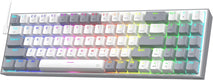REDRAGON K628 GREY Pollux 75% Wired RGB Gaming Keyboard, 78 Keys Hot-Swappable